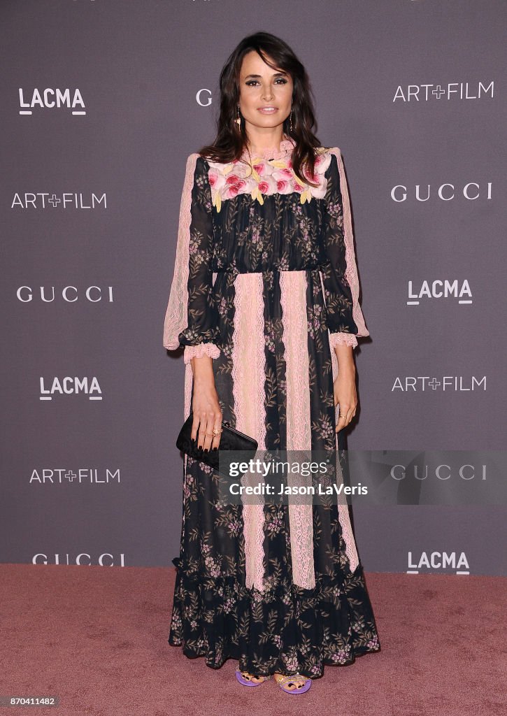 Actress Mia Maestro attends the 2017 LACMA Art + Film gala at LACMA ...