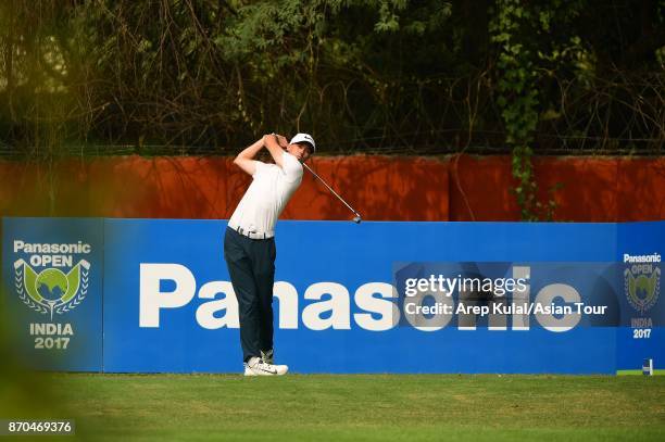 Paul Peterson of USA pictured during round four of the Panasonic Open India at Delhi Golf Club on November 5, 2017 in New Delhi, India.