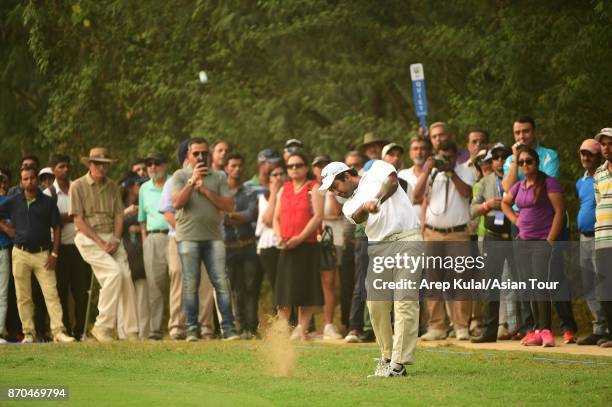 Sudhir Sharma of India pictured during round four of the Panasonic Open India at Delhi Golf Club on November 5, 2017 in New Delhi, India.
