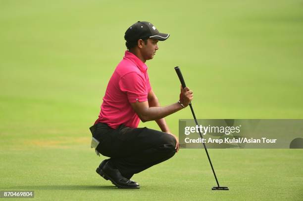 Chawrasia of India pictured during round four of the Panasonic Open India at Delhi Golf Club on November 5, 2017 in New Delhi, India.