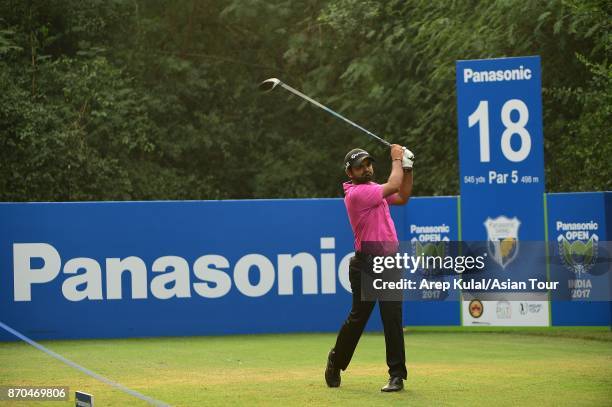 Chiragh Kumar of India pictured during round four of the Panasonic Open India at Delhi Golf Club on November 5, 2017 in New Delhi, India.
