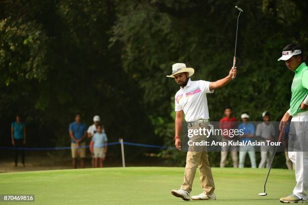 Aman Raj of India pictured during round four of the Panasonic Open India at Delhi Golf Club on November 5, 2017 in New Delhi, India.