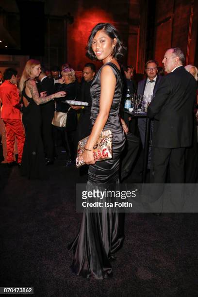 Model Anuthida Ploypetch attends the aftershow party during during the 24th Opera Gala at Deutsche Oper Berlin on November 4, 2017 in Berlin, Germany.