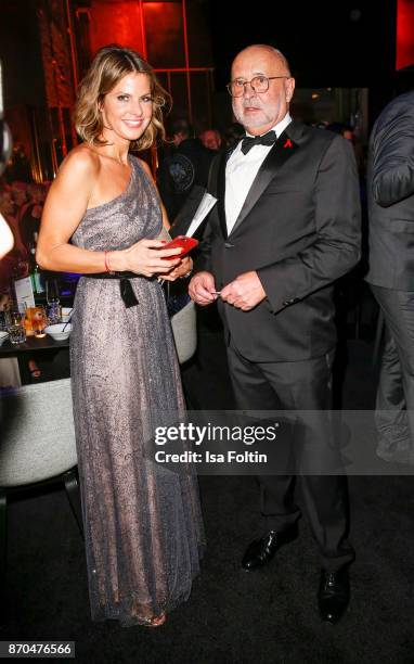 Alfred Weiss, initiator Aids Gala and his wife Nadine von Gumppenberg attend the aftershow party during during the 24th Opera Gala at Deutsche Oper...
