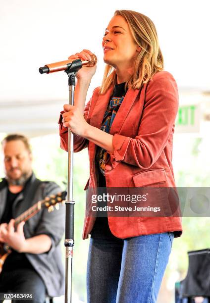 Singer LeAnn Rimes performs on Day 3 of Live In The Vineyard 2017 at Sutter Home Winery on November 4, 2017 in Napa, California.