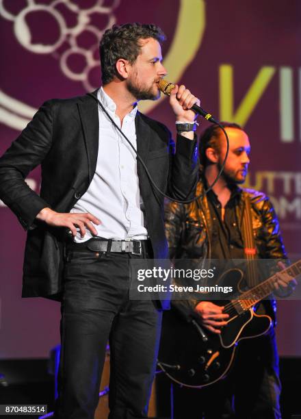 Singer Drake Margolnick of Flagship performs on Day 3 of Live In The Vineyard 2017 at the Uptown Theatre Napa on November 4, 2017 in Napa, California.