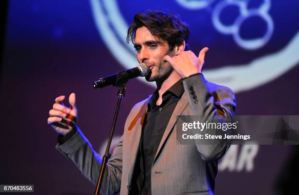 Singer Tyson Ritter of All American Rejects performs on Day 3 of Live In The Vineyard 2017 at the Uptown Theatre Napa on November 4, 2017 in Napa,...