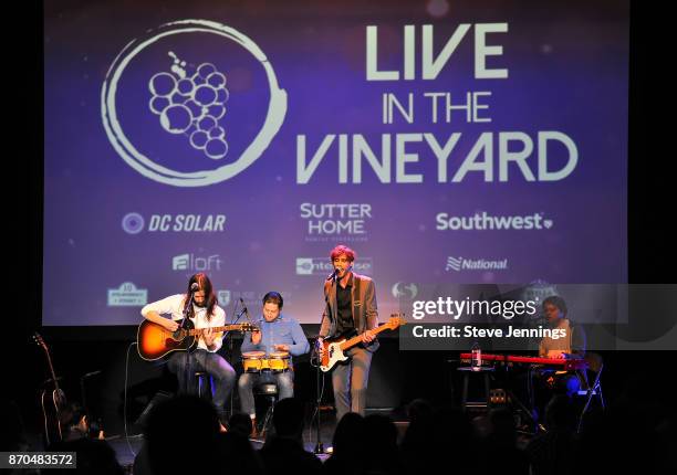 All American Rejects perform on Day 3 of Live In The Vineyard 2017 at the Uptown Theatre Napa on November 4, 2017 in Napa, California.