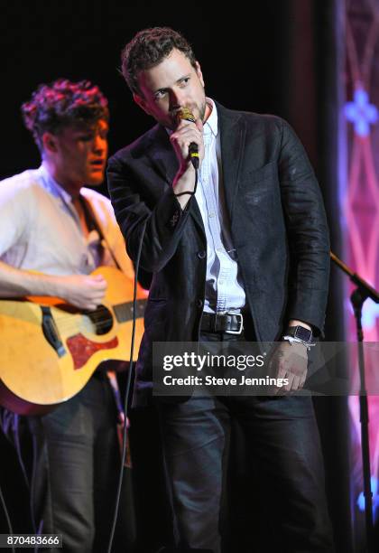 Singer Drake Margolnick of Flagship performs on Day 3 of Live In The Vineyard 2017 at the Uptown Theatre Napa on November 4, 2017 in Napa, California.