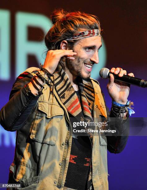 Singer Austin Bisnow of Magic Giant performs on Day 3 of Live In The Vineyard 2017 at the Uptown Theatre Napa on November 4, 2017 in Napa, California.