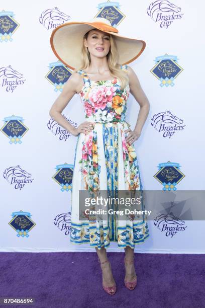 Singer-songwriter Jewel attends the 2017 Breeders' Cup World Championship at Del Mar Thoroughbred Club on November 4, 2017 in Del Mar, California.