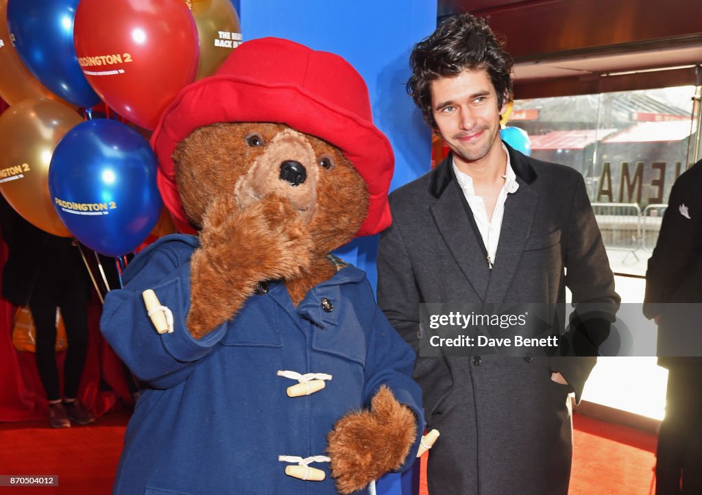 Paddington Bear and Ben Whishaw attend the World Premiere of... News ...