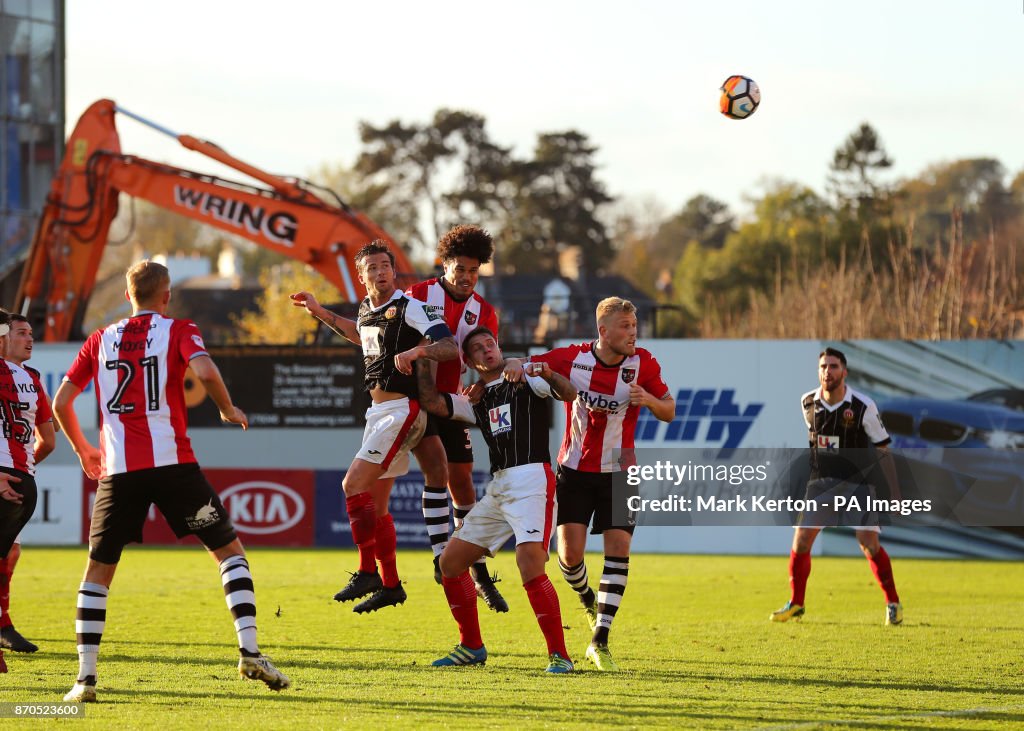 Exeter City v Heybridge Swifts - Emirates FA Cup - First Round - St James Park