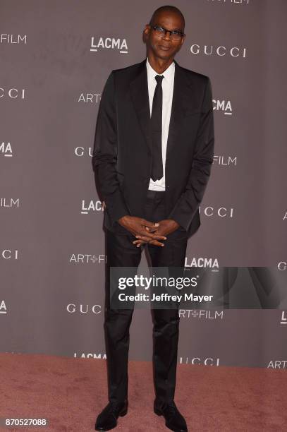 Honoree/Artist Mark Bradford attends the 2017 LACMA Art + Film Gala Honoring Mark Bradford and George Lucas presented by Gucci at LACMA on November...