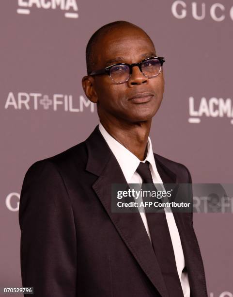 Honoree/Artist Mark Bradford attends the 2017 LACMA Art + Film Gala Honoring Mark Bradford and George Lucas on November 4 in Los Angeles, California....