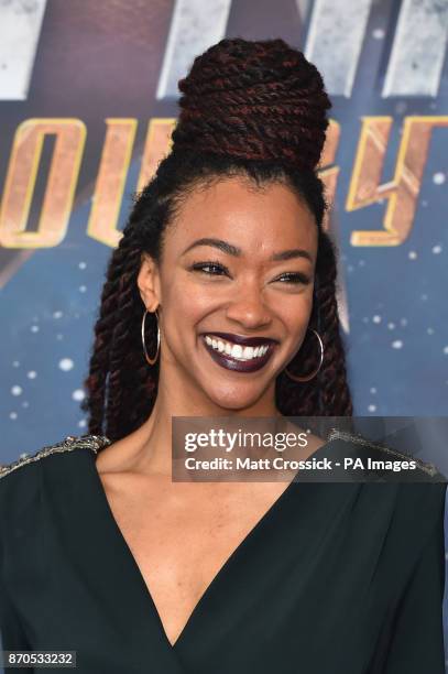 Sonequa Martin-Green pictured at a Star Trek: Discovery fan screening, at Milbank Tower in London. PRESS ASSOCIATION Photo. Picture date: Sunday...