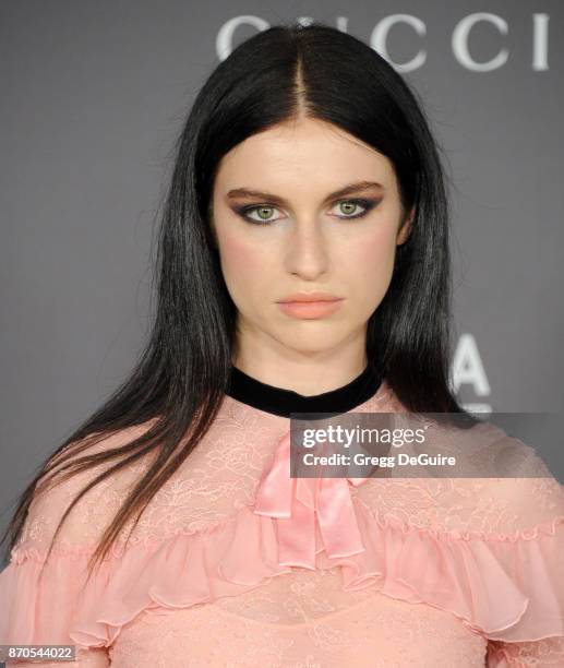 Tali Lennox arrives at the 2017 LACMA Art + Film Gala honoring Mark Bradford and George Lucas at LACMA on November 4, 2017 in Los Angeles, California.