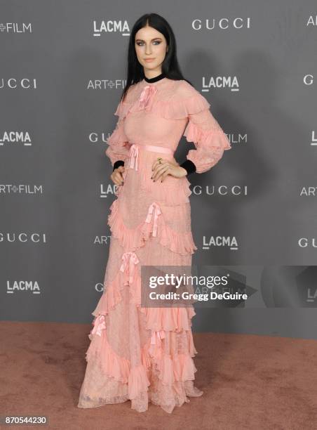 Tali Lennox arrives at the 2017 LACMA Art + Film Gala honoring Mark Bradford and George Lucas at LACMA on November 4, 2017 in Los Angeles, California.