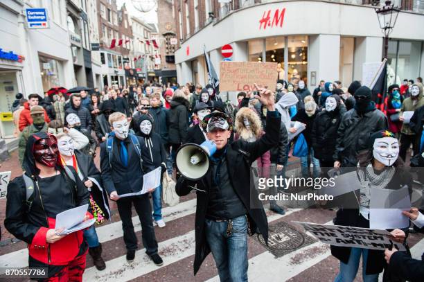 Anonymous-inspired activists are taking to the streets of Amsterdam on November 5, as part of a global movement. Hiding behind symbolic Anonymous...