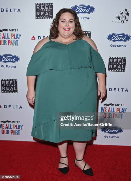 Actress Chrissy Metz arrives at the 6th Annual Reel Stories, Real Lives at Milk Studios on November 2, 2017 in Hollywood, California.