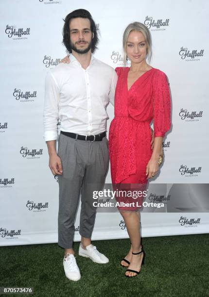 Actress Rachel Skarsten and Alex at The 2017 Fluffball held at Lombardi House on November 4, 2017 in Los Angeles, California.