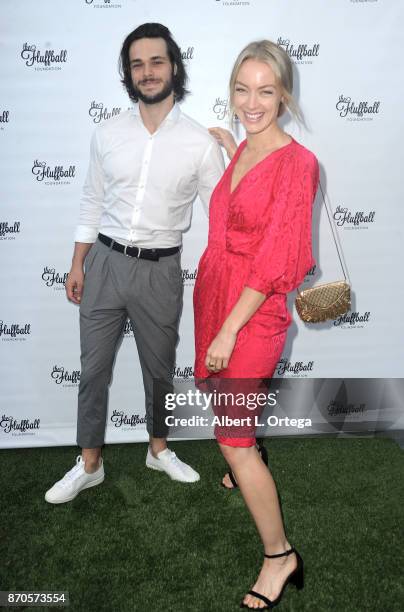 Actress Rachel Skarsten and Alex at The 2017 Fluffball held at Lombardi House on November 4, 2017 in Los Angeles, California.
