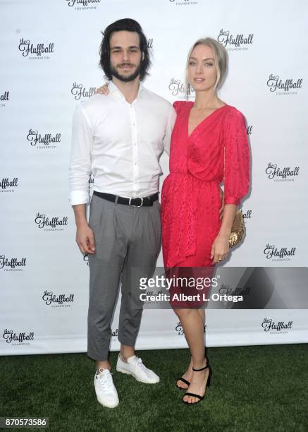 Actress Rachel Skarsten and Alex at The 2017 Fluffball held at Lombardi House on November 4, 2017 in Los Angeles, California.