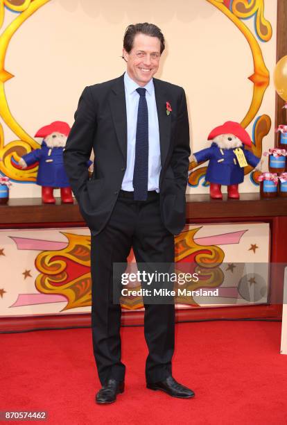 Hugh Grant attends the 'Paddington 2' premiere at BFI Southbank on November 5, 2017 in London, England.