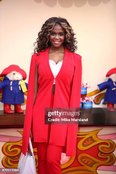 Oti Mabuse attends the 'Paddington 2' premiere at BFI Southbank on November 5, 2017 in London, England.