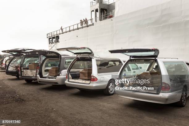 Refugees landed in Salerno, aboard the Spanish ship "Cantabria". On board 26 dead women, probably dead drowned, 9 pregnant and 15 minors. The bodies...