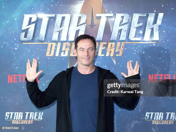 Jason Isaacs attends the 'Star Trek: Discovery' photocall at Millbank Tower on November 5, 2017 in London, England.
