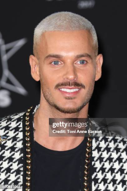 Matt Pokora arrives at the 19th NRJ Music Awards ceremony at the Palais des Festivals on November 4, 2017 in Cannes, France.