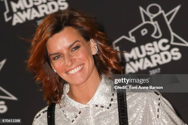 Fauve Hautot arrives at the 19th NRJ Music Awards ceremony at the Palais des Festivals on November 4, 2017 in Cannes, France.