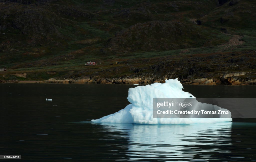 Floating iceberg near Narsaq