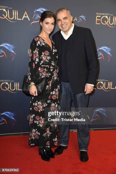 Aiman Abdallah and his wife Petra Abdallah during the world premiere of the horse show 'EQUILA' at Apassionata Showpalast Muenchen on November 5,...