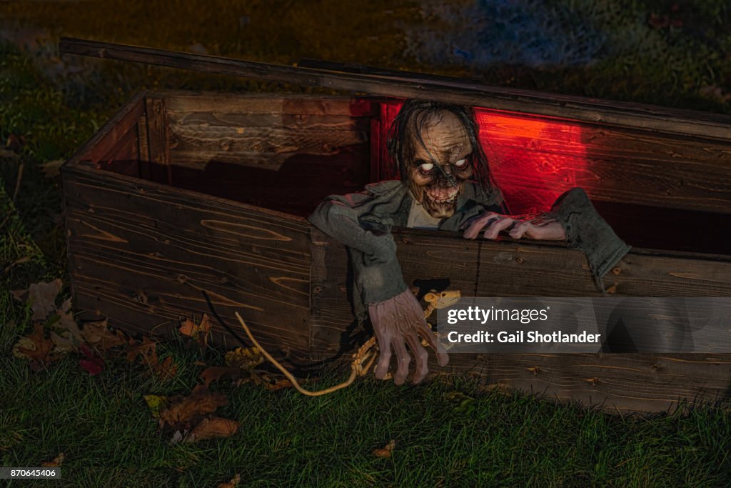 Zombie in the Coffin