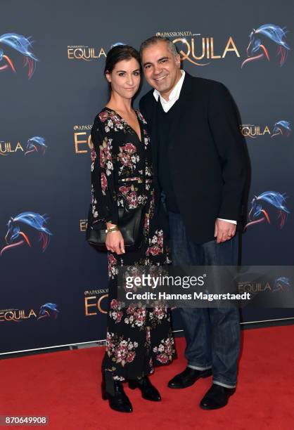 Aiman Abdallah and his wife Petra Abdallah during the world premiere of the horse show 'EQUILA' at Apassionata Showpalast Muenchen on November 5,...