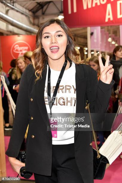 Anna Maria Damm attends the GLOW - The Beauty Convention at Station on November 4, 2017 in Berlin, Germany.