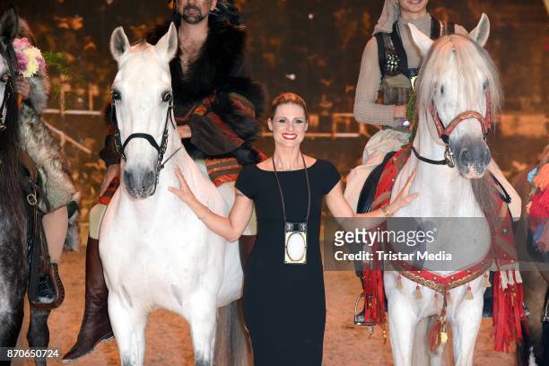 Michelle Hunziker during the world premiere of the horse show 'EQUILA' at Apassionata Showpalast Muenchen on November 5, 2017 in Munich, Germany.