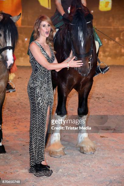 Mareile Hoeppner during the world premiere of the horse show 'EQUILA' at Apassionata Showpalast Muenchen on November 5, 2017 in Munich, Germany.