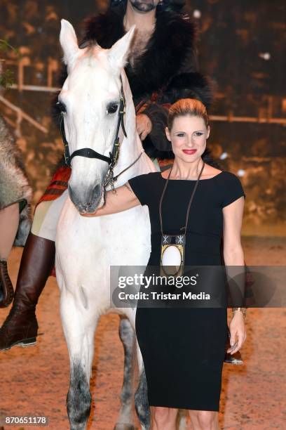 Michelle Hunziker during the world premiere of the horse show 'EQUILA' at Apassionata Showpalast Muenchen on November 5, 2017 in Munich, Germany.