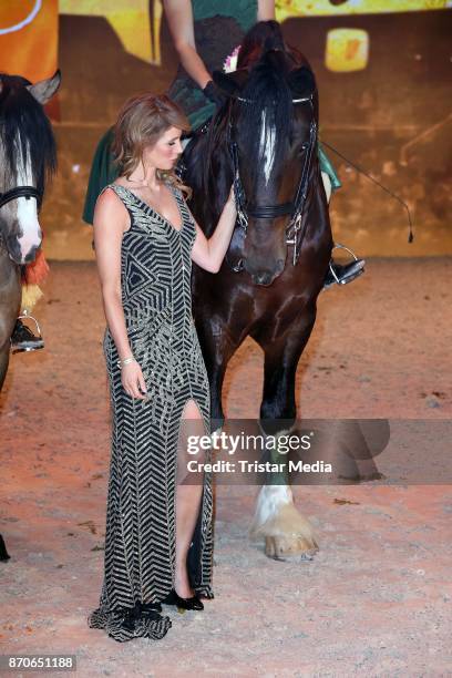 Mareile Hoeppner during the world premiere of the horse show 'EQUILA' at Apassionata Showpalast Muenchen on November 5, 2017 in Munich, Germany.