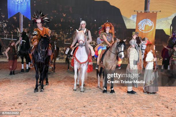 General view during the world premiere of the horse show 'EQUILA' at Apassionata Showpalast Muenchen on November 5, 2017 in Munich, Germany.