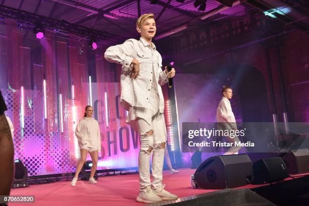 Singer Marcus Gunnarsen the GLOW - The Beauty Convention at Station on November 4, 2017 in Berlin, Germany.