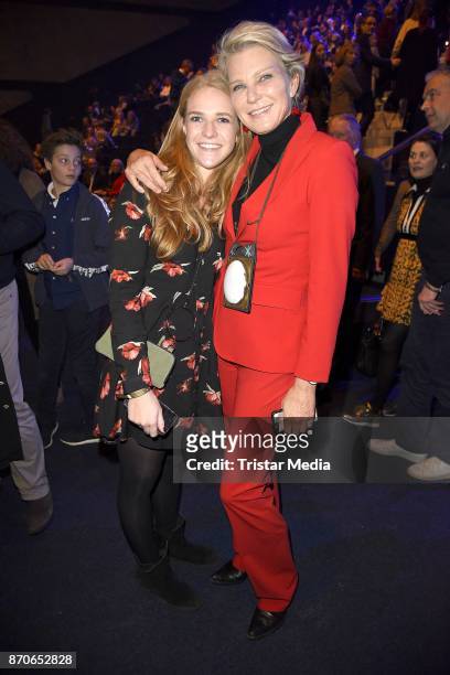 Stephanie von Pfuel and her daughter Amelie von Pfuel during the world premiere of the horse show 'EQUILA' at Apassionata Showpalast Muenchen on...