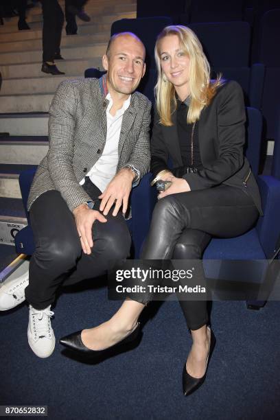 Arjen Robben and his wife Bernadien Robben during the world premiere of the horse show 'EQUILA' at Apassionata Showpalast Muenchen on November 5,...