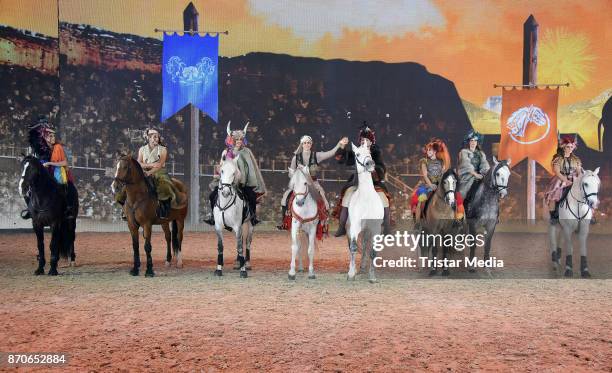 General view during the world premiere of the horse show 'EQUILA' at Apassionata Showpalast Muenchen on November 5, 2017 in Munich, Germany.