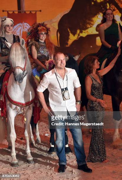 Heino Ferch during the world premiere of the horse show 'EQUILA' at Apassionata Showpalast Muenchen on November 5, 2017 in Munich, Germany.