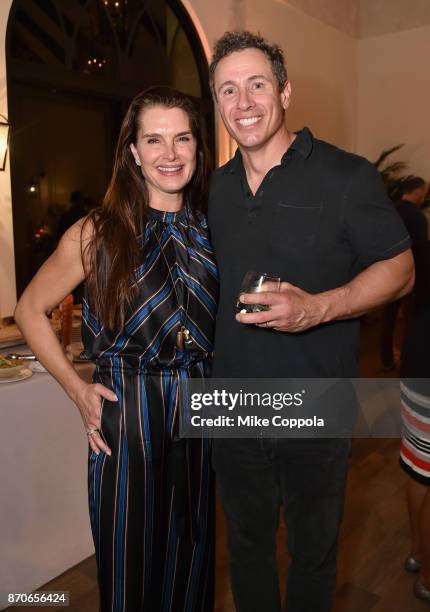 Brooke Shields and Chris Cuomo attend the weekend opening of The NEW ultra-luxury Cove Resort at Atlantis Paradise Island on November 3, 2017 in The...