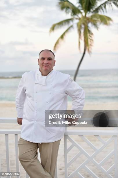 Chef Jose Andres attends the weekend opening of The NEW ultra-luxury Cove Resort at Atlantis Paradise Island on November 4, 2017 in The Bahamas.